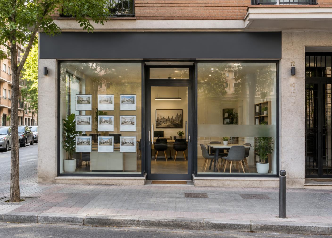 Fachada de la oficina de GTC en Alcorcón